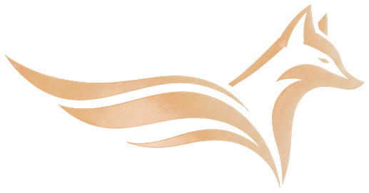 The Aviation Fox emblem: a fox whose body sweeps back into wings